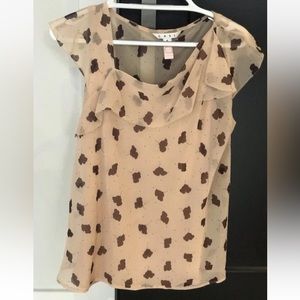 Women’s CAbi sheer shirt with camisole